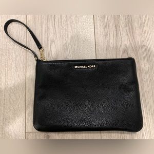 Michael Kors leather clutch